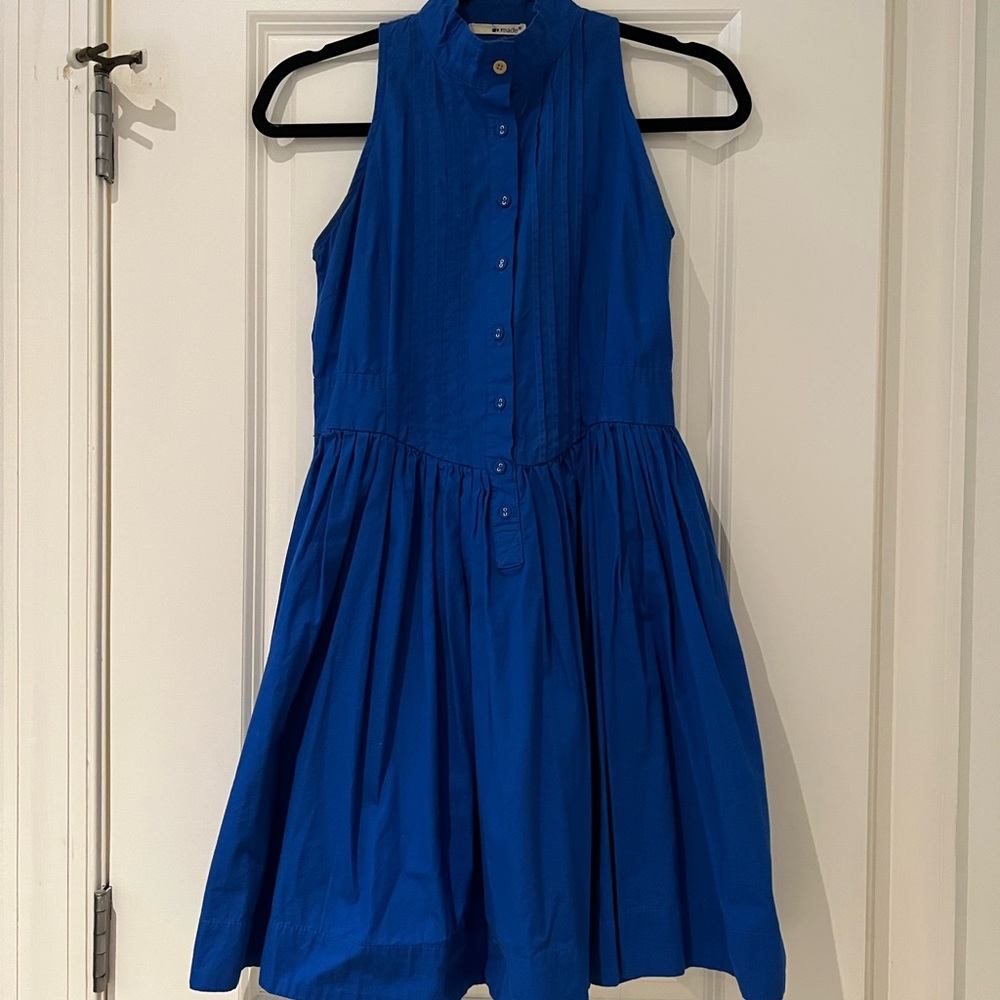 Anthropologie amade pleated a line dress